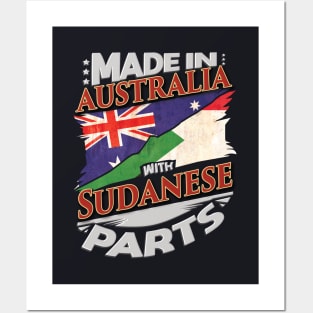 Made In Australia With Sudanese Parts - Gift for Sudanese From Sudan Posters and Art